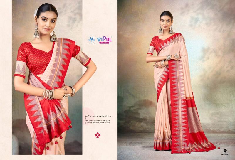 Vipul tatvam silk vol 02 saree wholesale clothes